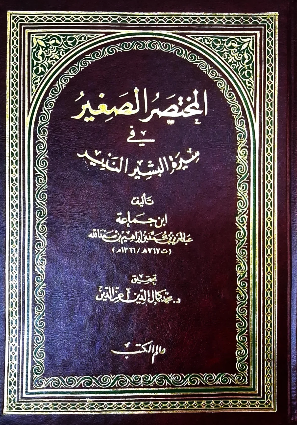 غلاف كتاب المختصر الصغير في سيرة البشير النذير