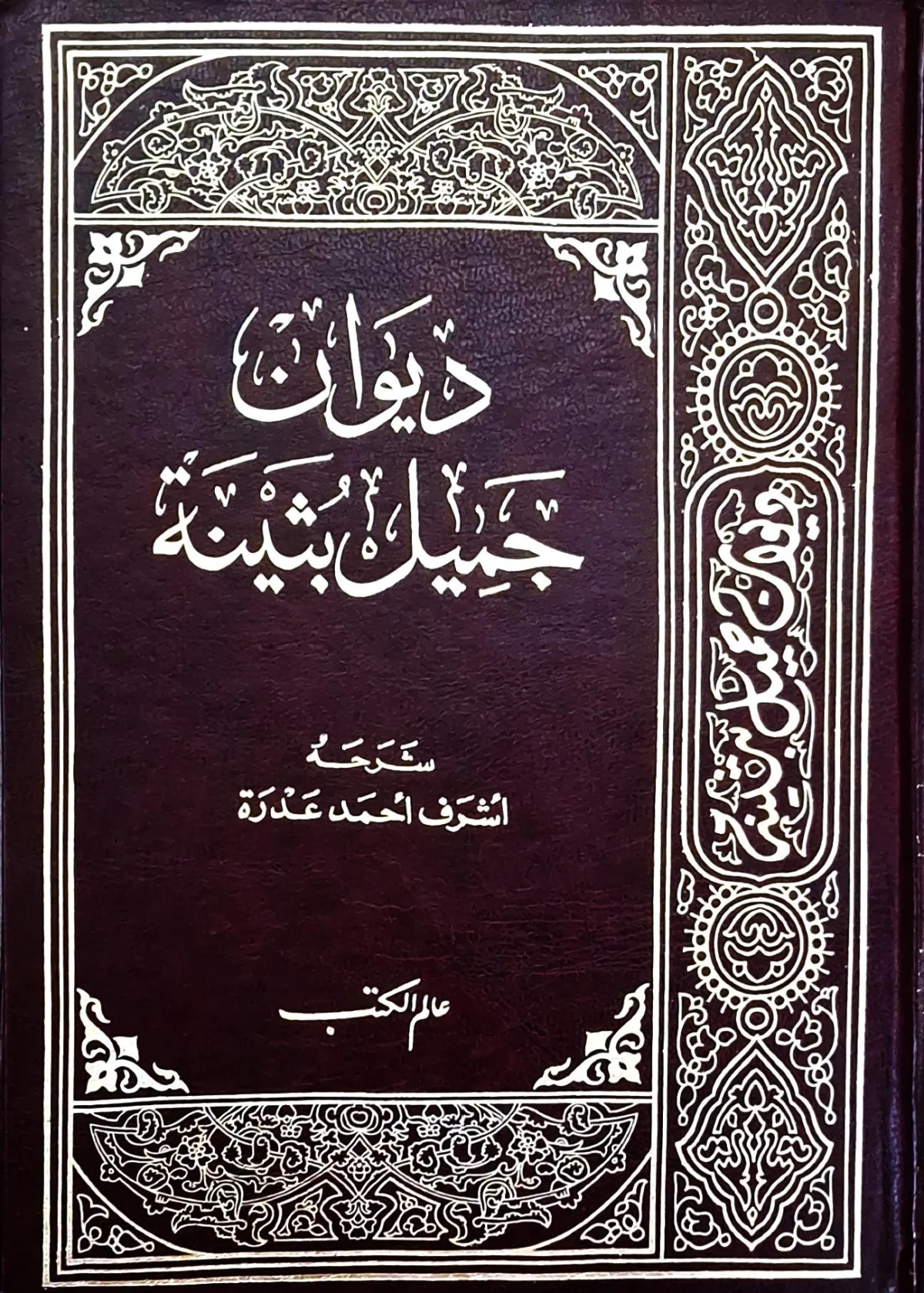 غلاف كتاب ديوان جميل بثينة